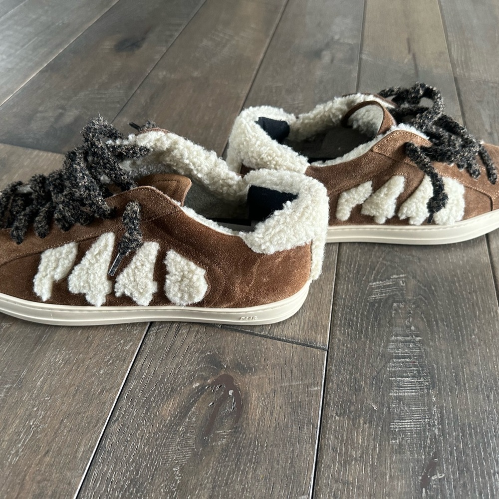 New P448 John Faux Shearling Sneaker in Slavia 39